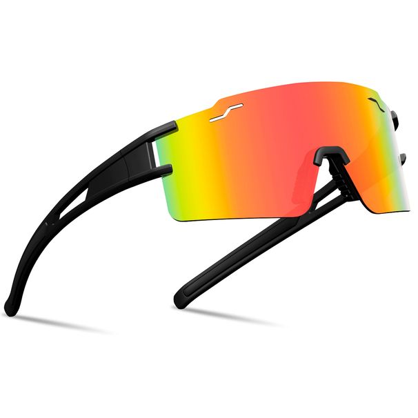 Ultraleichte polarisierte Outdoor-Augenschutzbrille, rahmenlos, winddicht, sandfest, geeignet für Radfahren, Marathon, Sport und Laufen_voghion.com