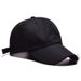 Neue Herren Damen Schwarze Farbe Casual Baseball Cap Metallringe Plain Hat Baumwollmischung Mode Einstellbar Caps_voghion.com