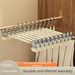 Hanger For Pants, Household Non-Marking JK Hangers, Clothes Storage Magic, Stainless Steel Skirt Cli, Drying Pants_voghion.com