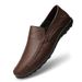Novos mocassins masculinos de couro bovino da moda casual com camada superior, calçados para dirigir tamanho grande_voghion.com