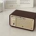 Butiksejerens hjerte kærlighed ~ Bluetooth Audio Retro Træ Flot Bærbar Med Antenne Subwoofer Lydboks_voghion.com