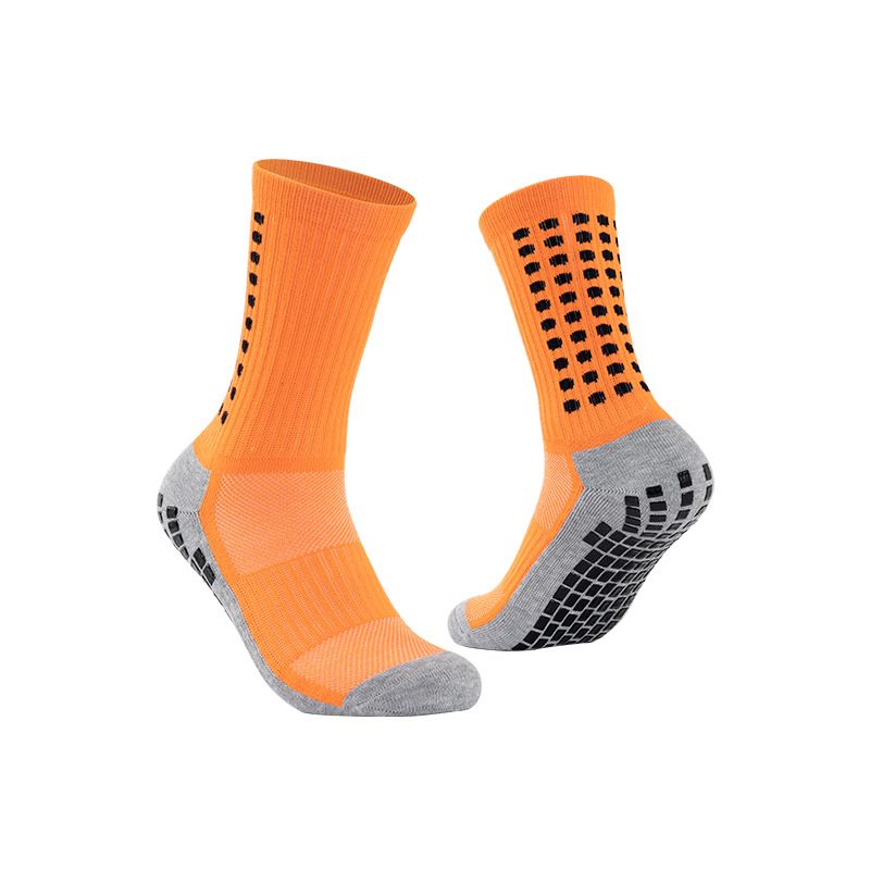 Herrensocken Fußballsocken mit Kleber Rutschfeste Sportsocken Dicke Handtuchunterseite Strümpfe Studententrainingssocken_voghion.com