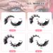 New 7 pairs of fitted eye tail plus long false eyelashes Thick fox eye cat eye eyelashes_voghion.com