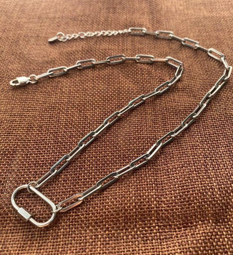 1 Piece Titanium Steel 40+5cm Jewelry Accessories_voghion.com
