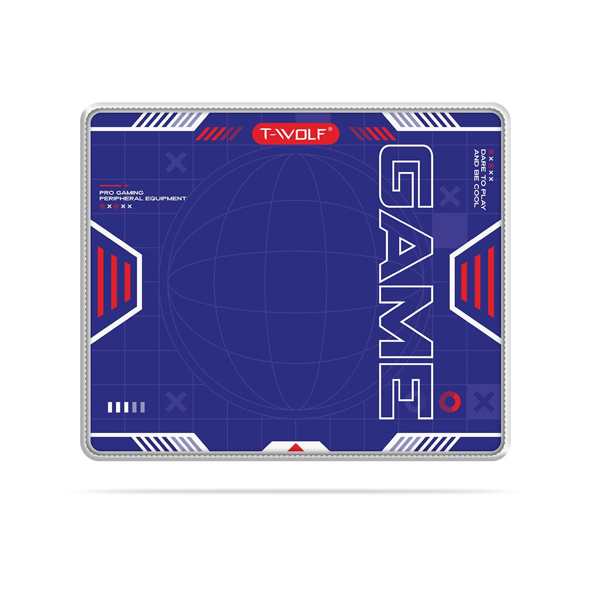 Edge Lock Mauspad, rutschfest, 300 x 250 x 2 mm, für Computer, Büro, E-Sport, Spiel, kleines Mauspad_voghion.com