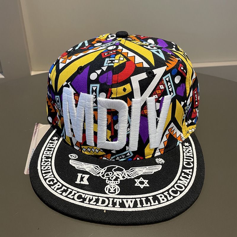 Version coréenne du hip-hop tendance pour hommes, casquette de baseball à bord plat pour le soleil d'été, le printemps et l'automne, chapeau de couple d'adolescentes_voghion.com