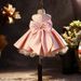 Kinderkleid Prinzessinnenkleid Rosa 2025 Neu Mädchen Hochzeitskleid Erster Geburtstag Abendkleid Baby Tutu Rock_voghion.com
