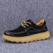 2025s Spring 2024 New Breathable Casual Men's Trendy Versatile Leather Thick Sole Shoes Men_voghion.com
