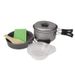 Portable Camping Cookware Set For 1-2 Persons - Non-Stick Lightweight Backpacking Pots & Pans - Compact Hiking & Travel Cook Kit With Foldable Handle_voghion.com