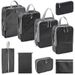New diamond shaped compressed bag for business travel, classified storage of travel clothing, toiletries set_voghion.com
