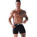 Men's Clothing Layer Extra Large Size Men's Four Point Pocket Swimming Trunks Men's Solid Color Quick Drying Nylon Lace Up Boxer Swimming Trunks_voghion.com