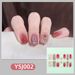 Nail with halo dyeing gradient hot stamping tulip cartoon cute stickers, nail stickers can be peeled off_voghion.com