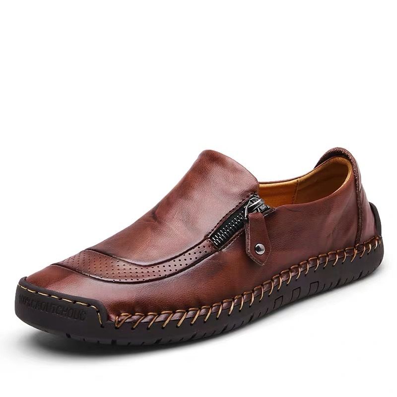 Aofu 5006 Spring/Summer Large Size 2025 Men's Leather Casual Shoes_voghion.com