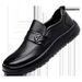 Slip-On Men's Autumn New Single Top Layer Cowhide Lightweight Soft Sole Casual Genuine Leather Versatile Lazy Shoes_voghion.com