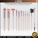 Set di pennelli per trucco color champagne da 12 pezzi strumenti per trucco professionale di vendita calda FINDCOLOR_voghion.com