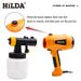 HILDA Electric Spray Gun With 4 Nozzles, High-Pressure Paint Sprayer For Latex & Oil-Based Paint, Detachable & Adjustable For DIY & Professional Use_voghion.com