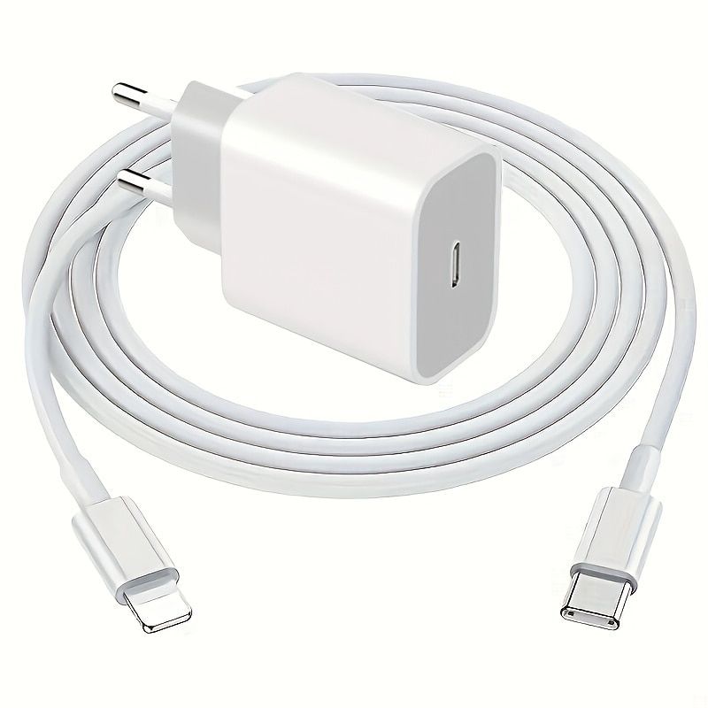 iPhone gyorstöltő 20w-os fali C típusú Apple töltőkábel mobiltelefonhoz, kompatibilis az iPhone 14 13 12 11 Pro Max XR készülékkel_voghion.com