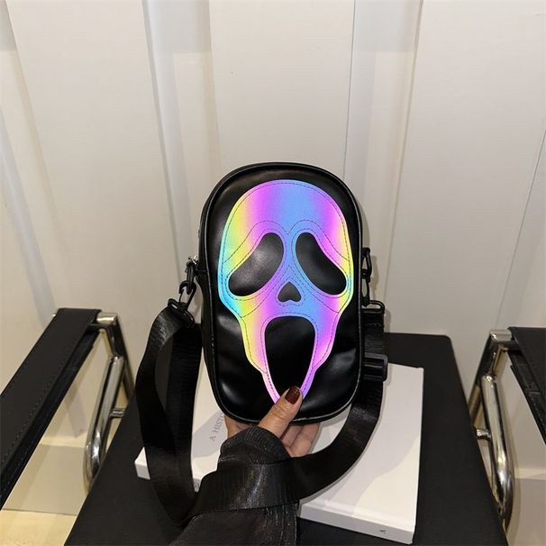 Borsa a tracolla alla moda da donna - Borsa a tracolla quadrata minimalista in PU con chiusura a cerniera, accessorio elegante per tutti i giorni e per le uscite informali_voghion.com