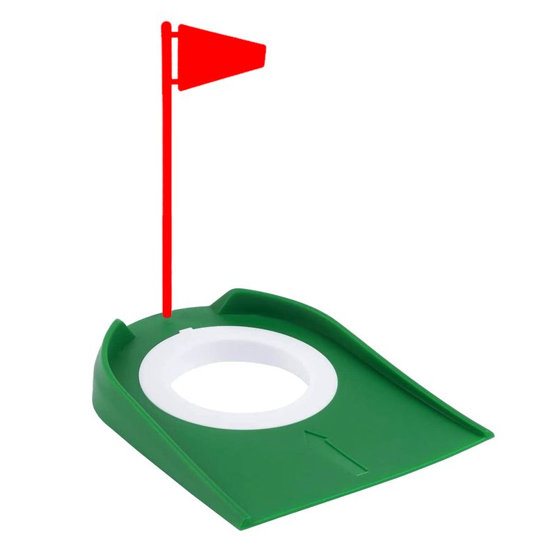 Practice Plate Green Indoor Practitioner Golf Plastic Putter Trainer Detachable Hole_voghion.com