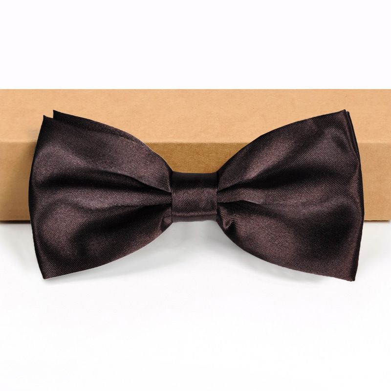 Nœud papillon unisexe pour homme, couleur rouge et noir, idéal pour un mariage ou une robe de mariée_voghion.com
