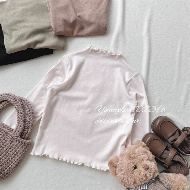 Māmiņu un bērnu bērnu apģērbs meiteņu kostīms jauns mazas meitenes polārā flīsa tops bērnu plus samta silts_voghion.com