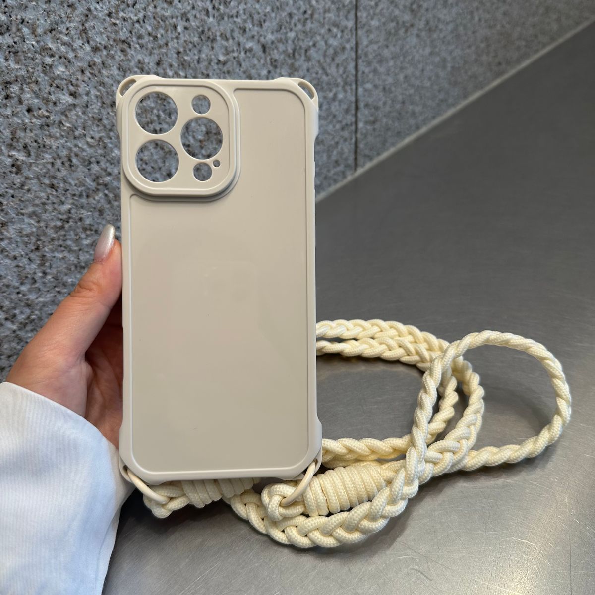 Crossbody Lanyard Shockproof Shoulder Strap Case For IPhone 17 16 15 14 13 12 11 Pro XS Max 16E XR SE 2020 Silicone Soft Cover_voghion.com