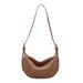 Fashion Underarm 2023 Autumn Winter New Solid Color Soft PU Dumpling Versatile Textured Single Shoulder Crossbody Bag_voghion.com