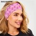 New Love Milk Day Fasce per capelli stampate Care for Women Fasce elastiche con bordo largo Fasce con nastro alla moda Accessori per capelli_voghion.com