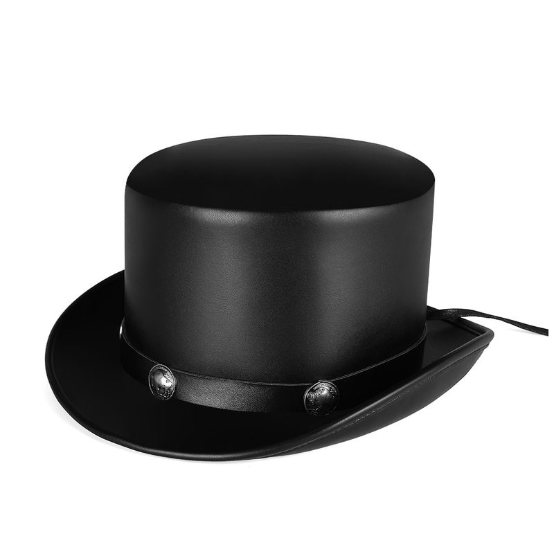 Halloween new punk plague long bird Doctor gender-neutral magic hat Gentry The lady in the top hat_voghion.com