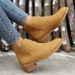 Women's shoes autumn and winter new large size suede Martin boots women's thick heel solid color women's short boots in stock one drop_voghion.com