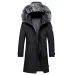 Herren Warm Weiße Enten Daunen Kapuzen Jacke Parkas Multi Taschen Mantel Männlich Winter Lange Männer Wind Dichte Daunen Jacke Mäntel_voghion.com