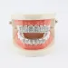 Griglie per denti in oro riempito con smalto cubico da 6 zirconi, diametri superiori e inferiori, griglie hip hop, gioielli raffinati Miami Bling per uomo._voghion.com