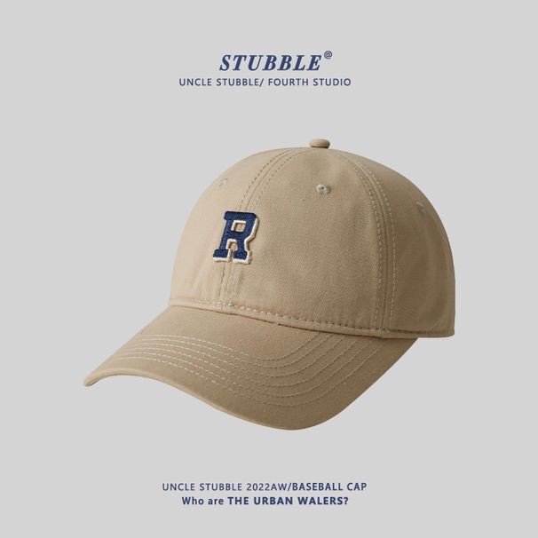 Cappellino da baseball originale con grande circonferenza della testa per uomo e donna, taglie forti, con tesa lunga, standard R, con parte superiore morbida e versatile, per coppie, con becco d'anatra._voghion.com