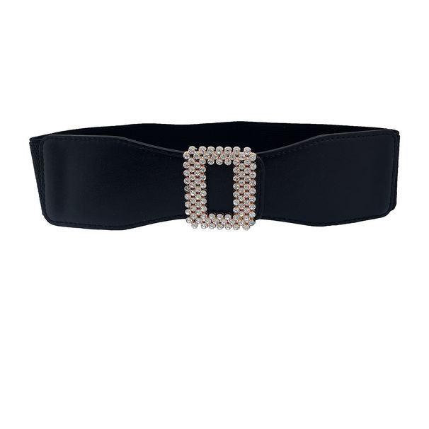 Cintura elastica decorativa larga per abiti, cappotti, piumini, elegante e versatile di alta qualità_voghion.com