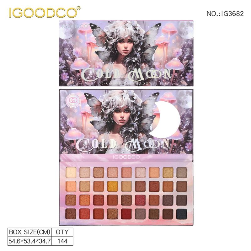 IGOODCO New Release 36-Color Flower Fairy Eyeshadow Palette - Matte & Shimmer All-in-One Makeup Palette_voghion.com