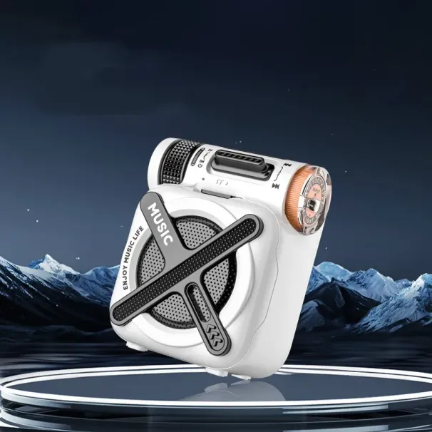 Mini alto-falante sem fio Bluetooth portátil USB Flash Drive TF cartão ao ar livre liga de alumínio pequeno canhão de aço fundo pesado_voghion.com