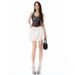 2025 Summer New White Flower Bud Half Length For Women, High Waist A-Line Short Skirt SKIRTS_voghion.com
