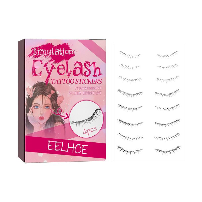 EELHOE Lazy One Piece Augen-Make-up, einfach für Anfänger zu tragen, Wimpernpflaster, weich, gewellt und schmal_voghion.com