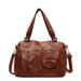 Travel Bag Large Capacity Vintage Motorcycle Bag Fashion Short Business Trips Single Shoulder Crossbody Bag Casual Tote Bag_voghion.com