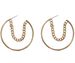 2020 New Trendy Hoop Chain Earrings For Women, Hip-Hop Korean Style, Versatile Ear Jewelry_voghion.com