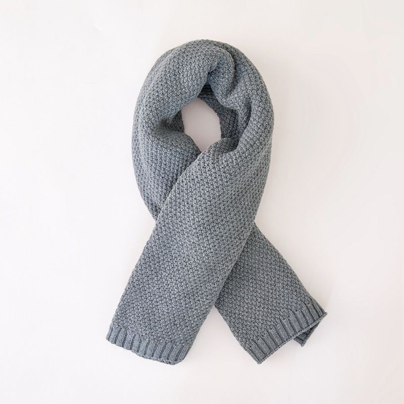 Weiche Babydecke aus Baumwollstrick mit Jacquard-Muster für Mutter und Kind, atmungsaktiv, für Kindertagesstätten, Kinderwagen und Kinderbett, zum Entspannen (80 x 110 cm, Gelb/Grau)_voghion.com