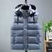 "Men's Quilted Vest – Warm Polyester Puffer Sleeveless Jacket (4 Colors, 7 Sizes)"_voghion.com