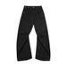 Men's Washed 3D Carpenter Pants – Vintage Workwear, Relaxed Fit, 100% Cotton (Black/Brown/Gray, S-XL)_voghion.com