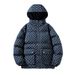 Men's Winter Hooded Cotton Jacket - Thickened Warm Coat For Youth, Casual Loose Fit Zip-Up Outerwear With Side Pockets_voghion.com