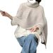 Knit Shawl Women's Cape Thick And Warm_voghion.com