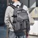 Practical backpack men's new fashion trend casual college student backpack men's large capacity travel computer backpack_voghion.com