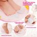 2 Puer Zeheschutz Silikon-Gel Pointe Zehekappe Schutz Zéiwepolster Schutz fir Balletschong Meedercher Fraen Fousspfleeg Tools_voghion.com