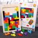 Tetris blokpuzzel met handcadeau Deel Beloning Cadeau Houten speelgoed partyspel Kerstcadeau_voghion.com