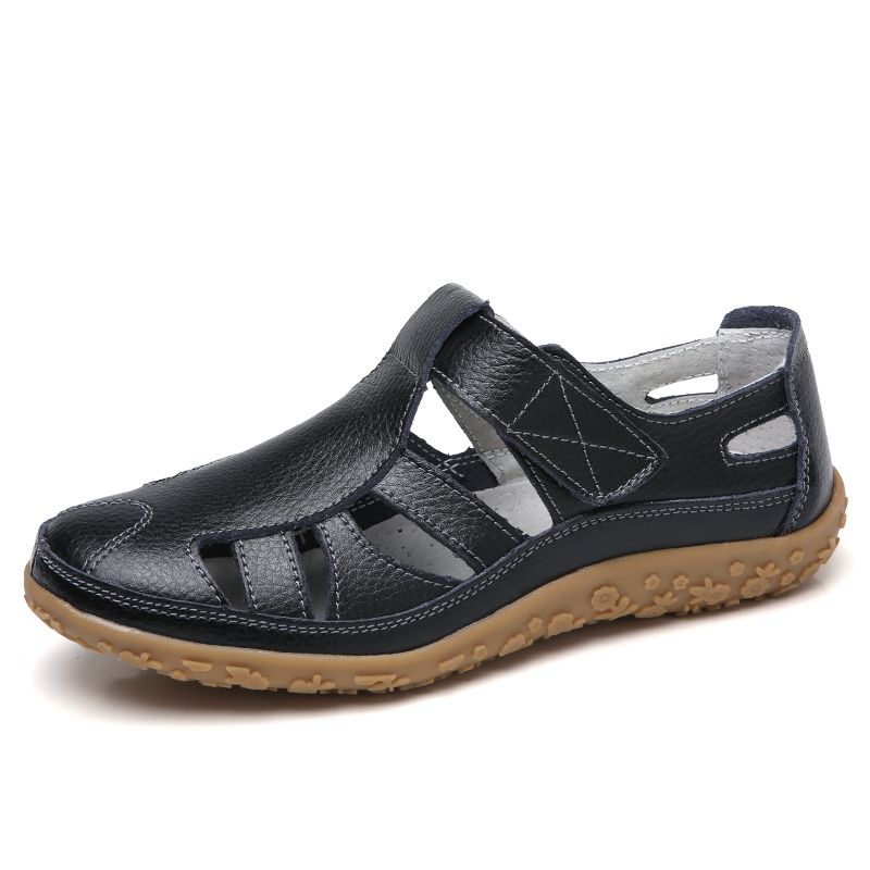 Ausholz Sports Casual Schong Sandalen Plüschgréisst Damen Atmungsaktiv Weich Komfort Sneaker_voghion.com