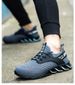 Scarpe con puntale in acciaio da uomo Le scarpe per l'assicurazione del lavoro sono traspiranti leggere e deodoranti fracassano e puntali in acciaio anti-piercing_voghion.com